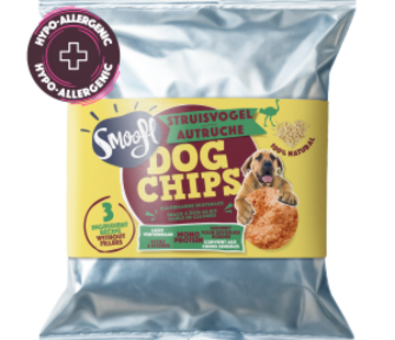 Smoofl Smoofl Dog Chips Struisvogel 50g