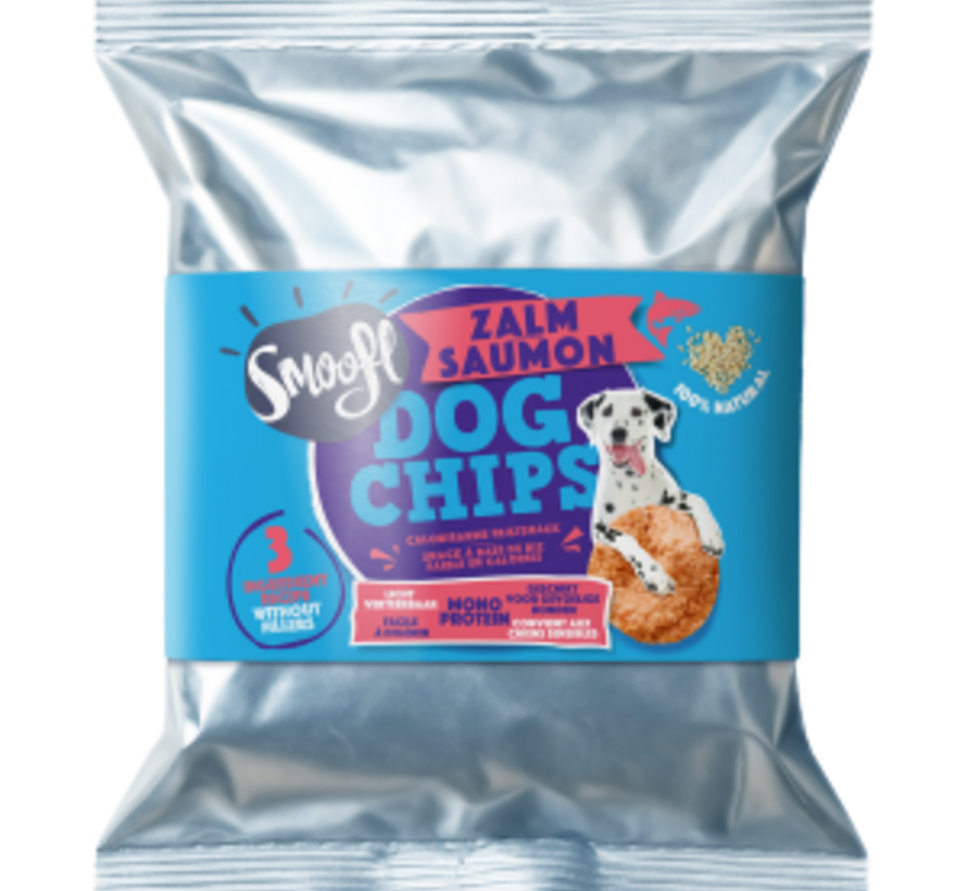 Smoofl Dog Chips Zalm 50g