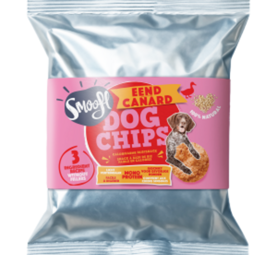 Smoofl Dog Chips Eend 50g