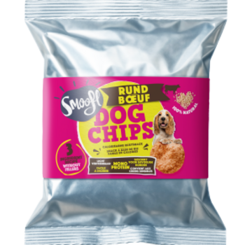 Smoofl Smoofl Dog Chips Rund 50g