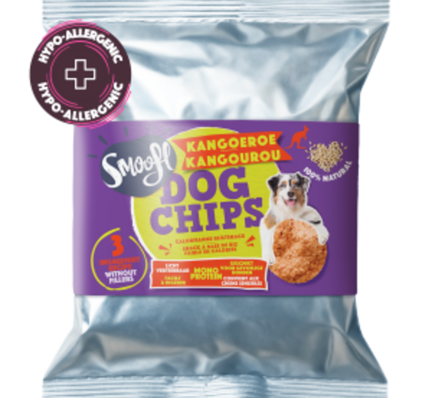 Smoofl Dog Chips Kangoeroe 50g