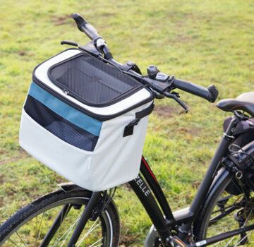 Beeztees Beeztees Nylon Fietsmand Xoex Grijs/Blauw