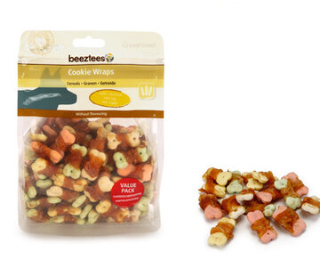 Beeztees Beeztees Cookie Wraps Voordeel 400g