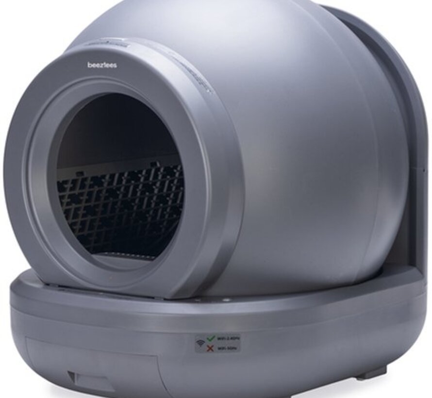 Beeztees Auto Kattenbak Moeza Grijs 57X56