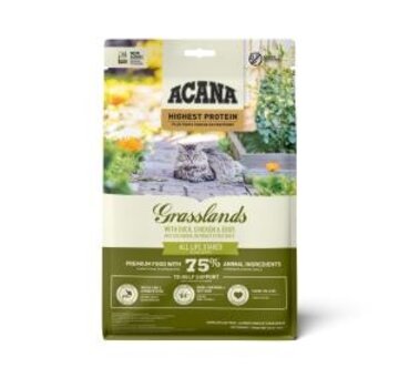 Acana Acana Highest Protein Cat Grasslands Duck, Chicken & Egg 340g