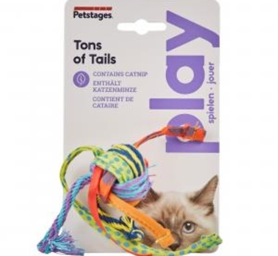 Petstages Ton of Tails speeltje met Catnip voor Katten (1st)