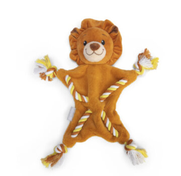 Beeztees Beeztees Puppy Knuffel Met Touw Leeuw Sim