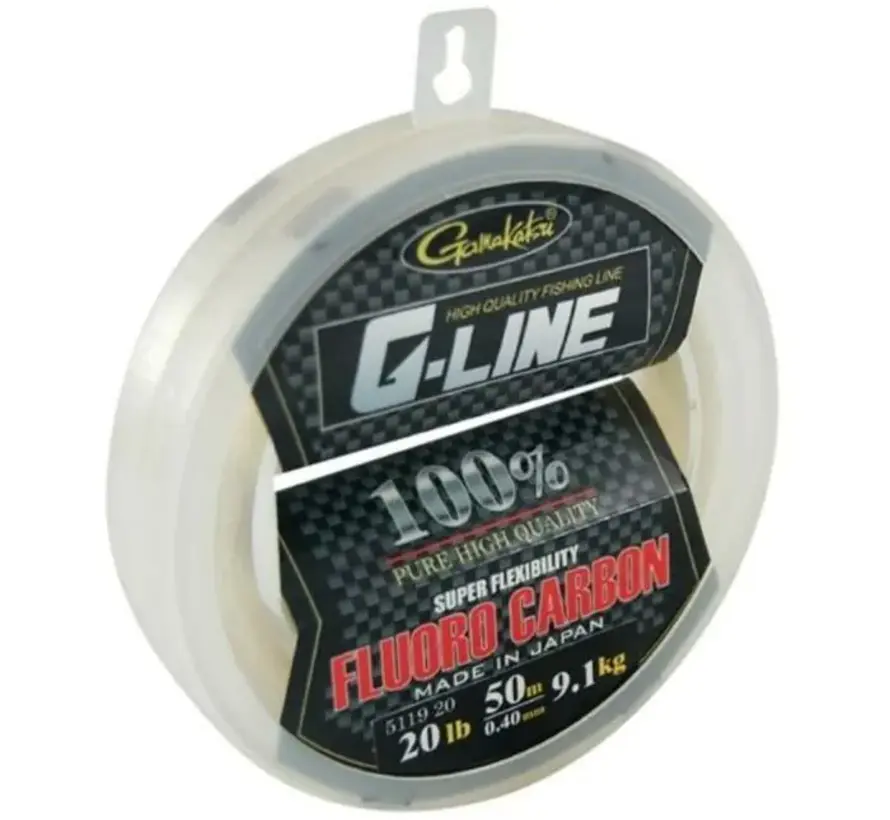 Gamakatsu G-Line Fluoro Carbon 80lb 0.95mm 50m