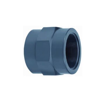 PVC schroefbus 40mm x 1" binnendraad PN16mm