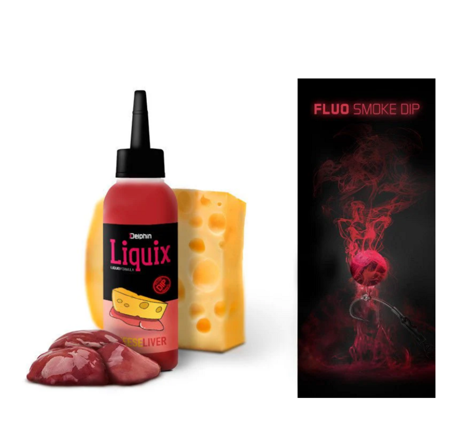 Delphin Luquix Fluo Dip Smoke - Cheese-liver
