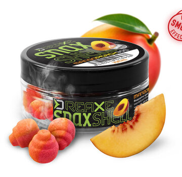 Delphin Delphin Snax - Mango & Peach - Schelpvorm - Smoke Effect - Wafters