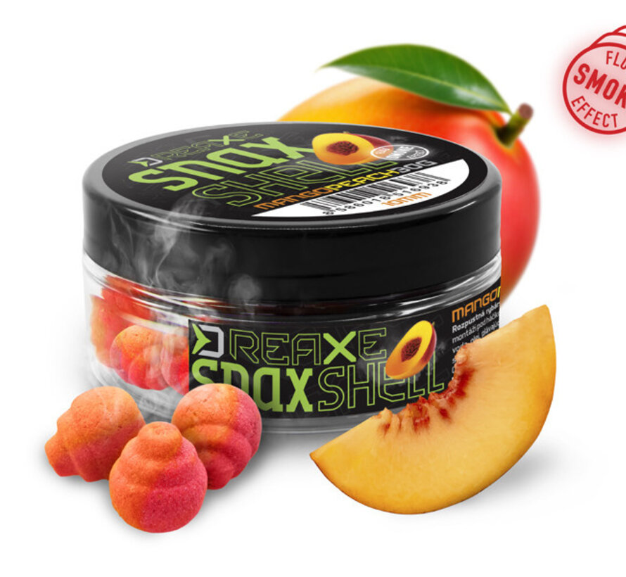 Delphin Snax - Mango & Peach - Schelpvorm - Smoke Effect - Wafters