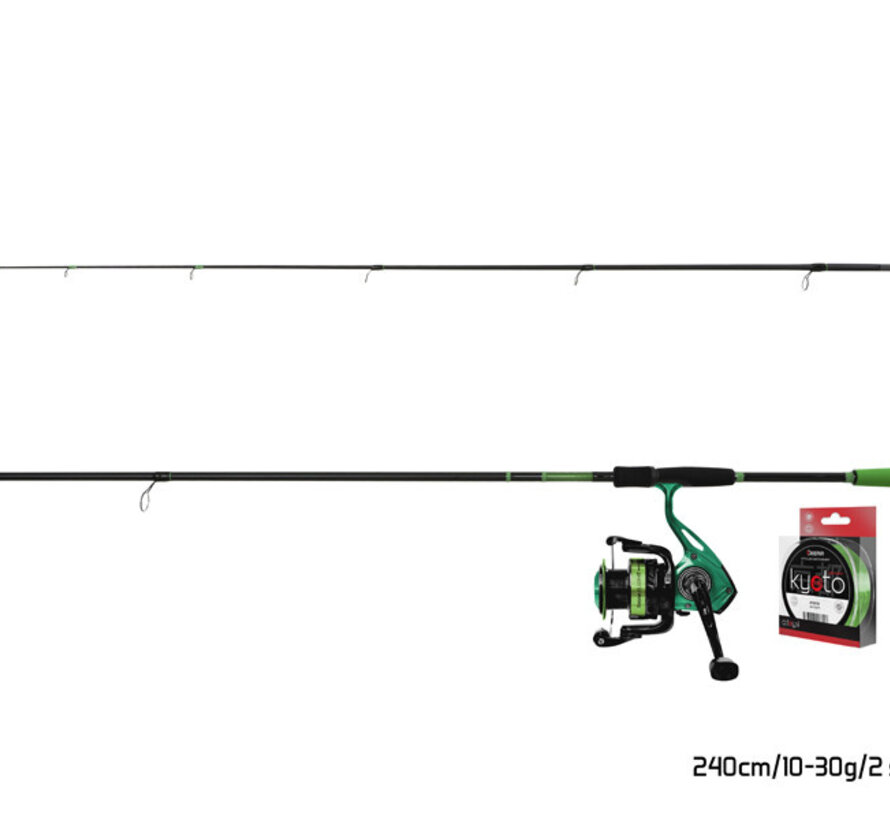 Delphin Spin fishing set GreenSPIN