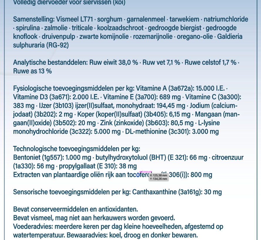 KiGen Koivoer Marujyu Special 6mm 10kg