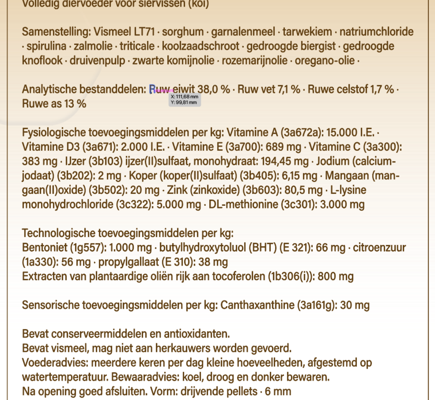 KiGen Koivoer Kinsai 6mm 5kg