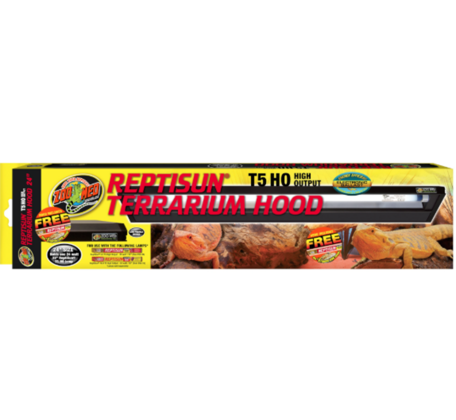 Zoo Med Reptisun T5 Terrarium Hood 80cm