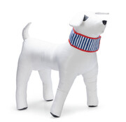 Beeztees Beeztees Cooling Collar Stripeze - Halsband Hond - Blauw/wit - 44-56x5