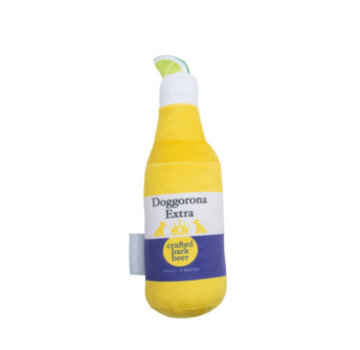 Beeztees Beeztees Doggorona - Hondenspeelgoed - Pluche - Geel - 25x7x7 cm