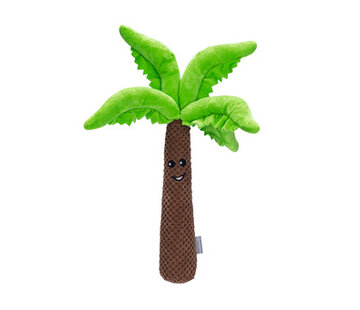 Beeztees Beeztees Palmboom - Hondenspeelgoed - Pluche - Bruin/Groen - 30x31x31 cm