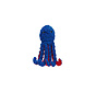 Beeztees Octopus Amy - Hondenspeelgoed - Pluche - Blauw - 25x8,5x7,5 cm