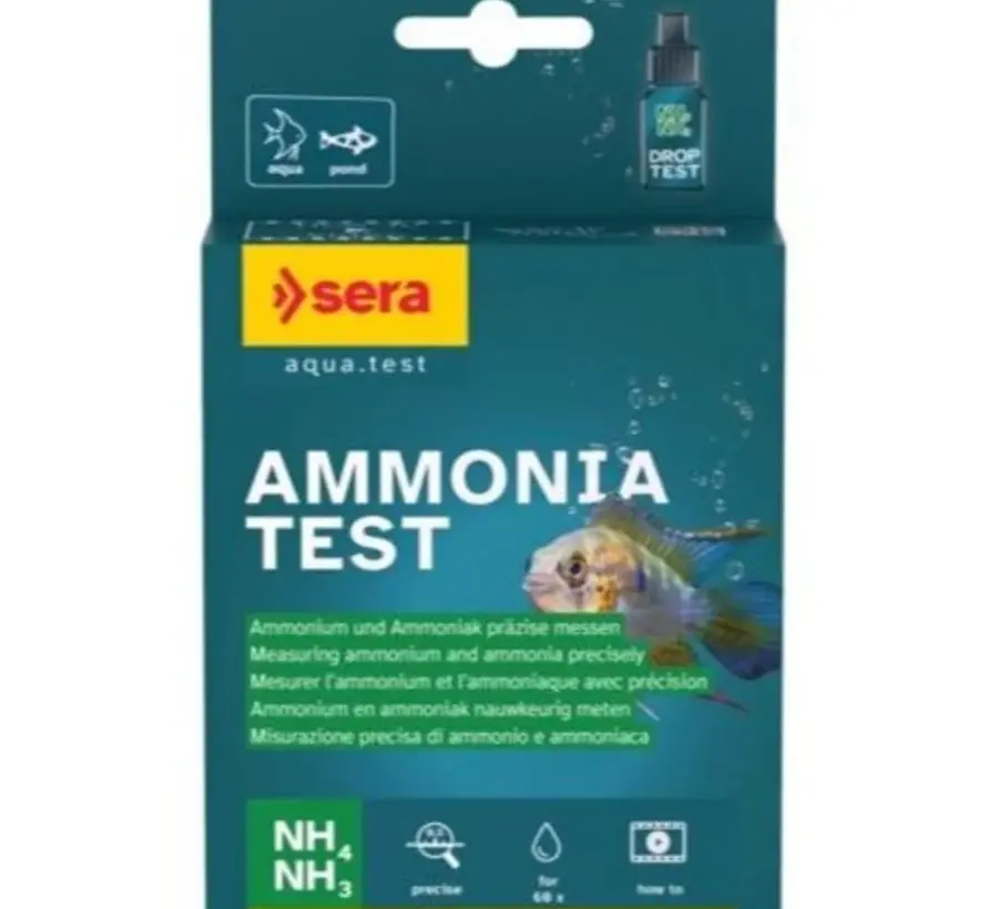 Sera Ammonia NH4/NH3-test