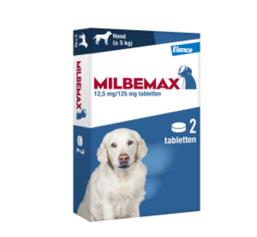 Milbemax hond groot 2tabl