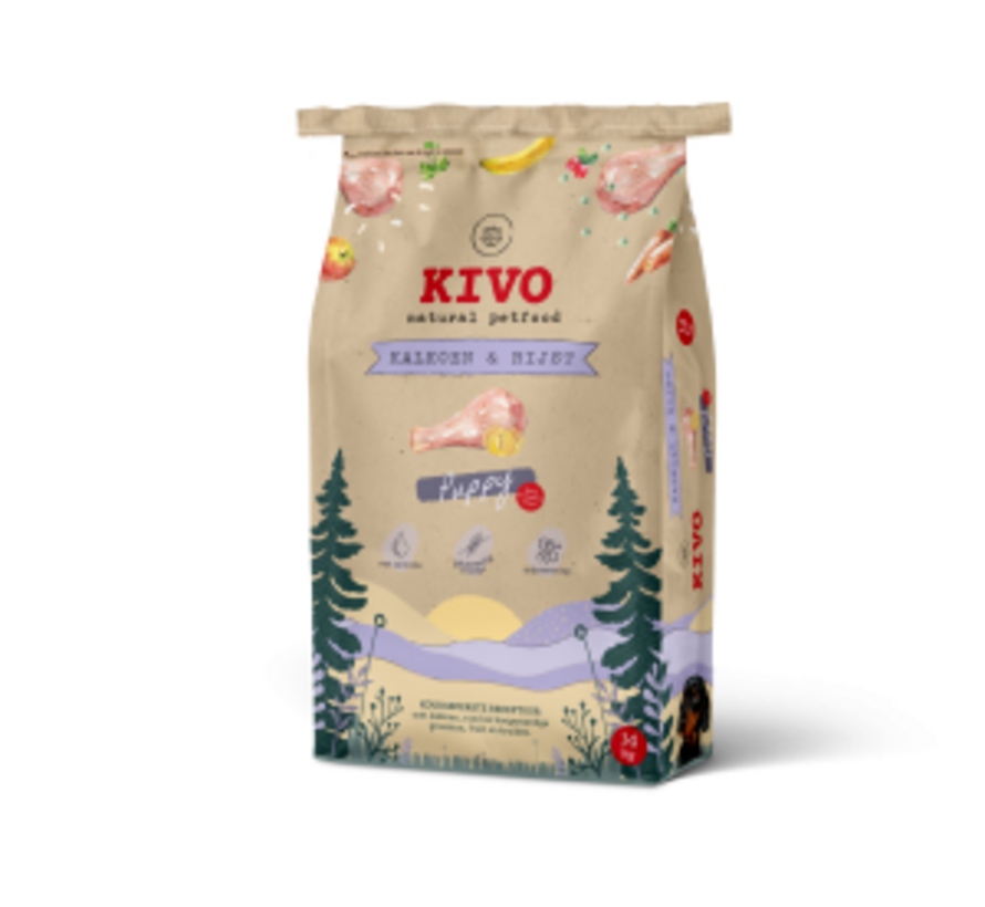 Kivo Kalkoen & Rijst Adult Mini Glutenvrij 14kg