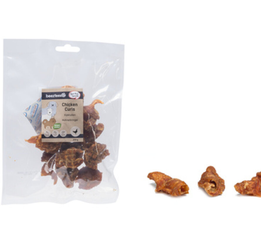 Beeztees Kip Krullen - Hondensnack - 200 gram