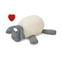 Beeztees Puppy Heartbeat - Hondenknuffel - Wit/Grijs - 35x20x14 cm