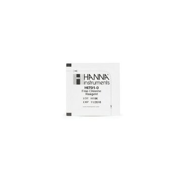 Hanna Instruments Hanna Reagentia voor vrij chloor LR, 0,00 tot 2,50 mg/l (25 stuks)