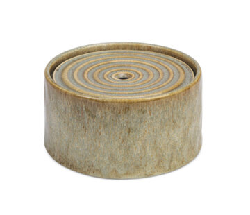 Designed by Lotte Designed by Lotte Jace - Drinkfontein Kat - Keramiek - Groen - 20x20x10