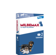 Milbemax Milbemax hond klein 2 tabletten