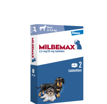 Milbemax Milbemax hond klein 2 tabletten