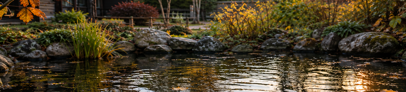 Vijver en koi voorbereiden op de herfst: 7 belangrijke tips