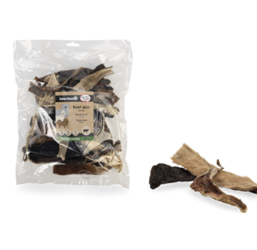 Beeztees Beeztees Runderhuid Met Haar - Hondensnack - 500 gram