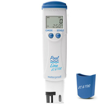 Hanna Instruments Pool Line Waterbestendige zakformaat tester EC (zout) en temperatuur