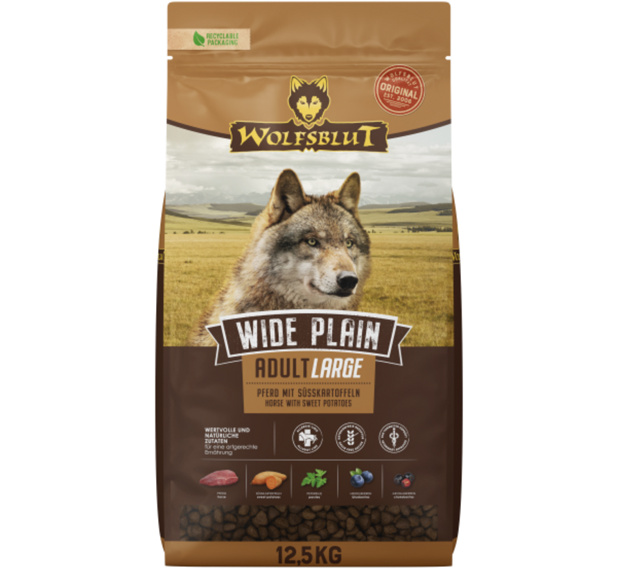 Wolfsblut adult wide plain large breed 12,5kg