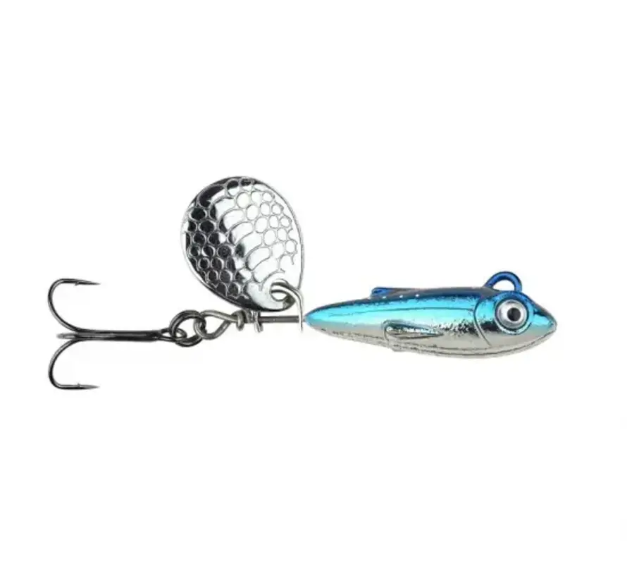 Spro Larva Micro Tailspin Chrome-Blue 3.5cm 6G
