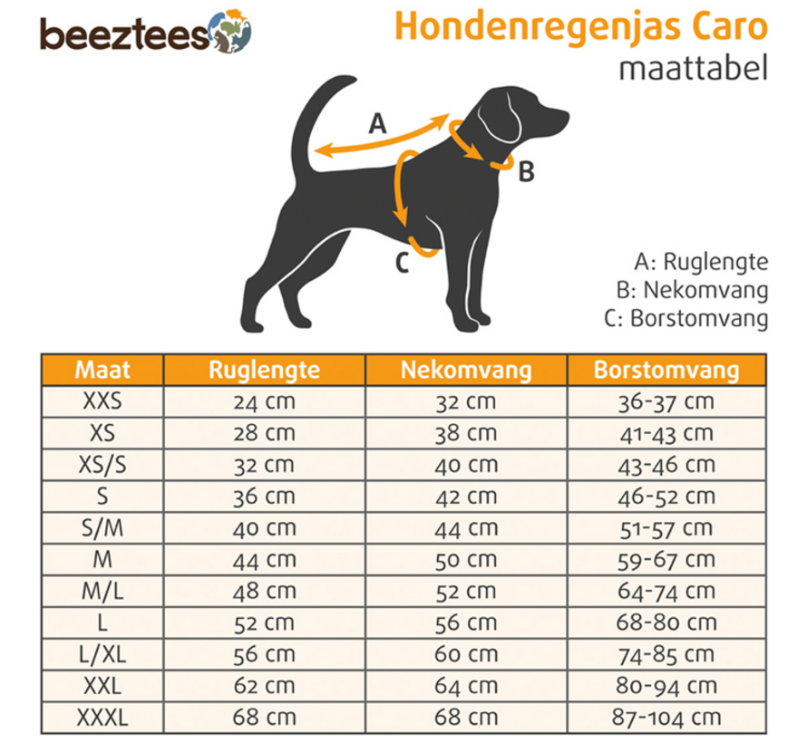 Beeztees Caro - Honden Regenjas - Reflecterend - 32 cm