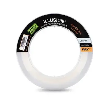 Fox Fox Illusion Clear Fluorocarbon Leader 50m / 0.60mm / 40lb