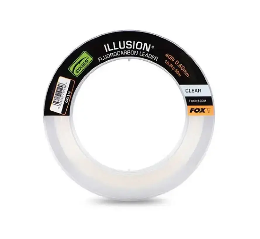 Fox Illusion Clear Fluorocarbon Leader 50m / 0.60mm / 40lb