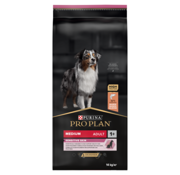 Purina Pro Plan adult medium sensitive skin zalm 14kg