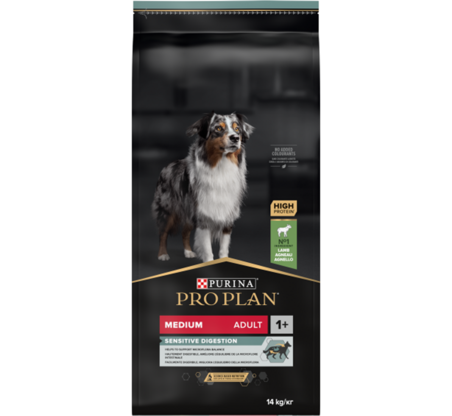 Purina Pro Plan adult medium sensitive digestion lam 14kg