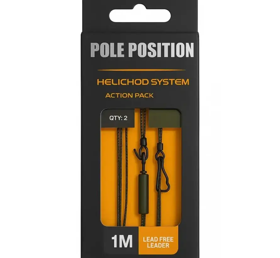 Pole Position Heli-Chod Action Pack 1M 45lb Silt