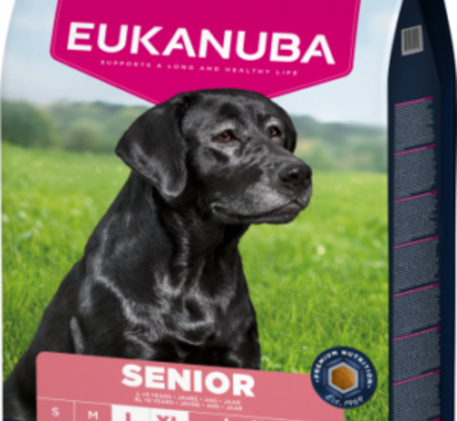 Eukanuba Senior Large Breed - Hondenbrokken - Kip 12 kg