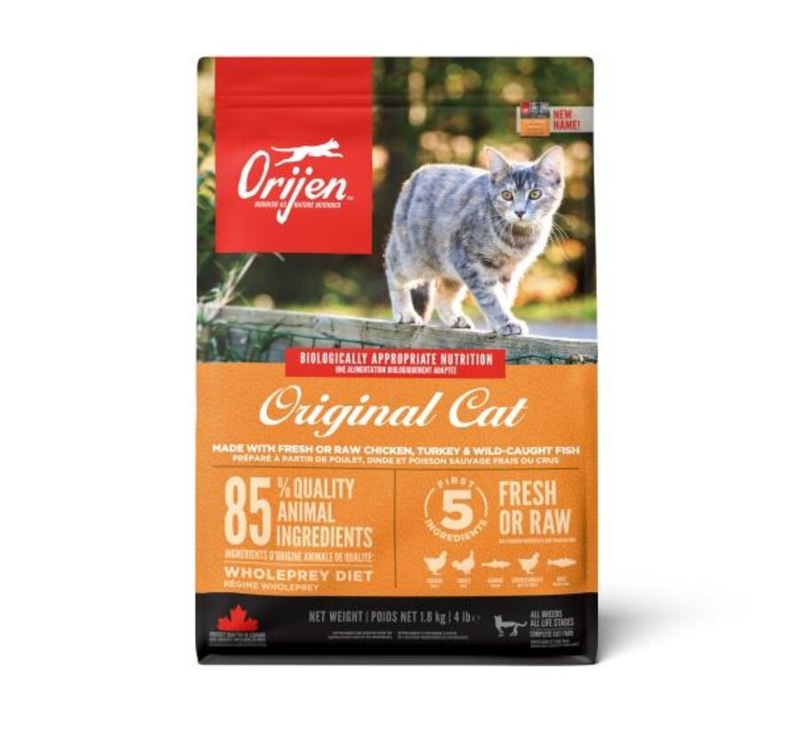 Orijen whole prey original cat 1.8kg tht 30-1-27