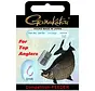 GAMAKATSU Haak BKS-2210R Bream Fedder Gr.16 75cm 0,12mm Rood 10st.