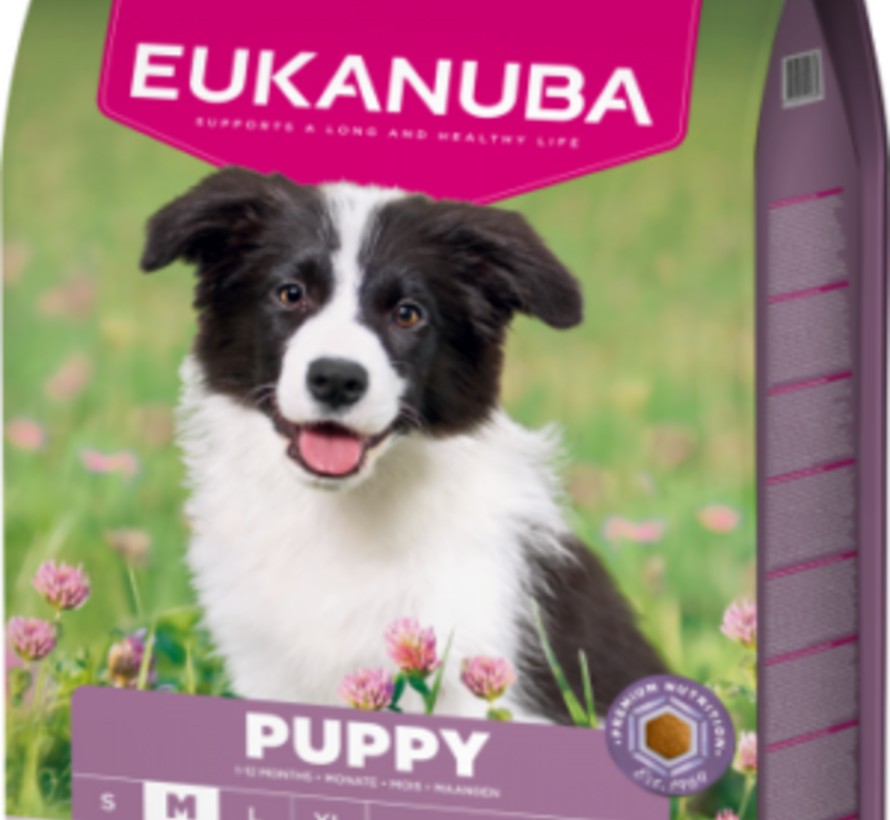 Eukanuba Puppy Medium - Hondenvoer - 12 Kilogram - kip