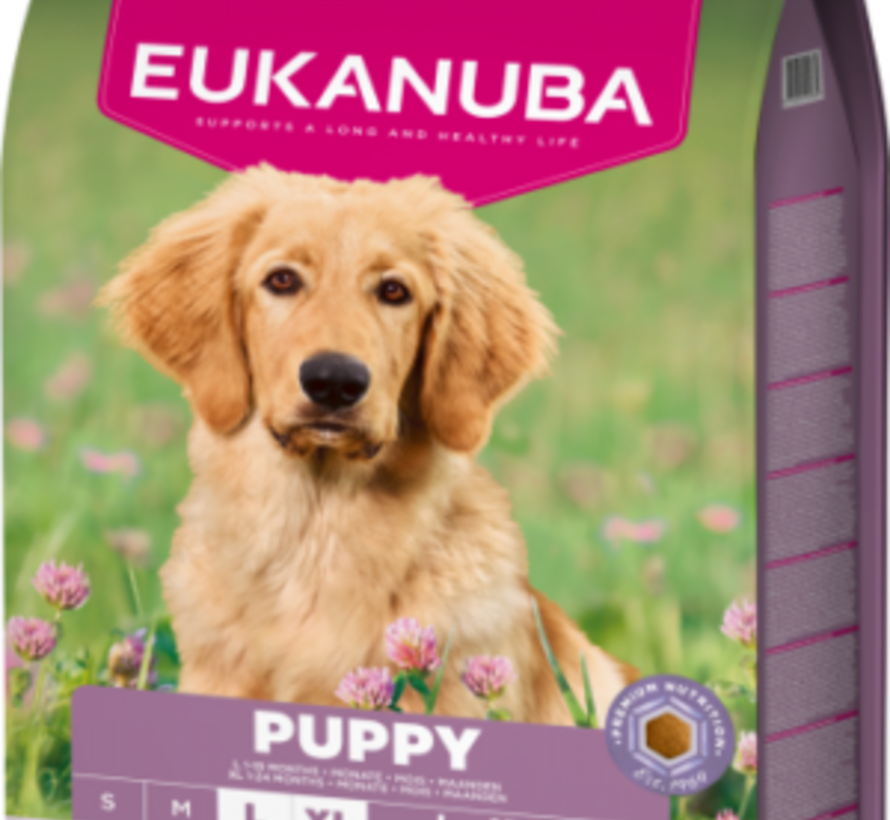 Eukanuba Puppy Junior Large - Hondenvoer - 12 Kilogram - lam/rijst