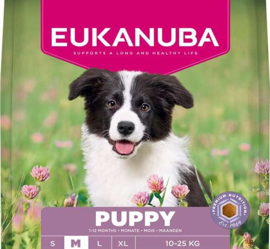 Eukanuba Puppy Medium - Hondenvoer - 3 Kilogram - kip